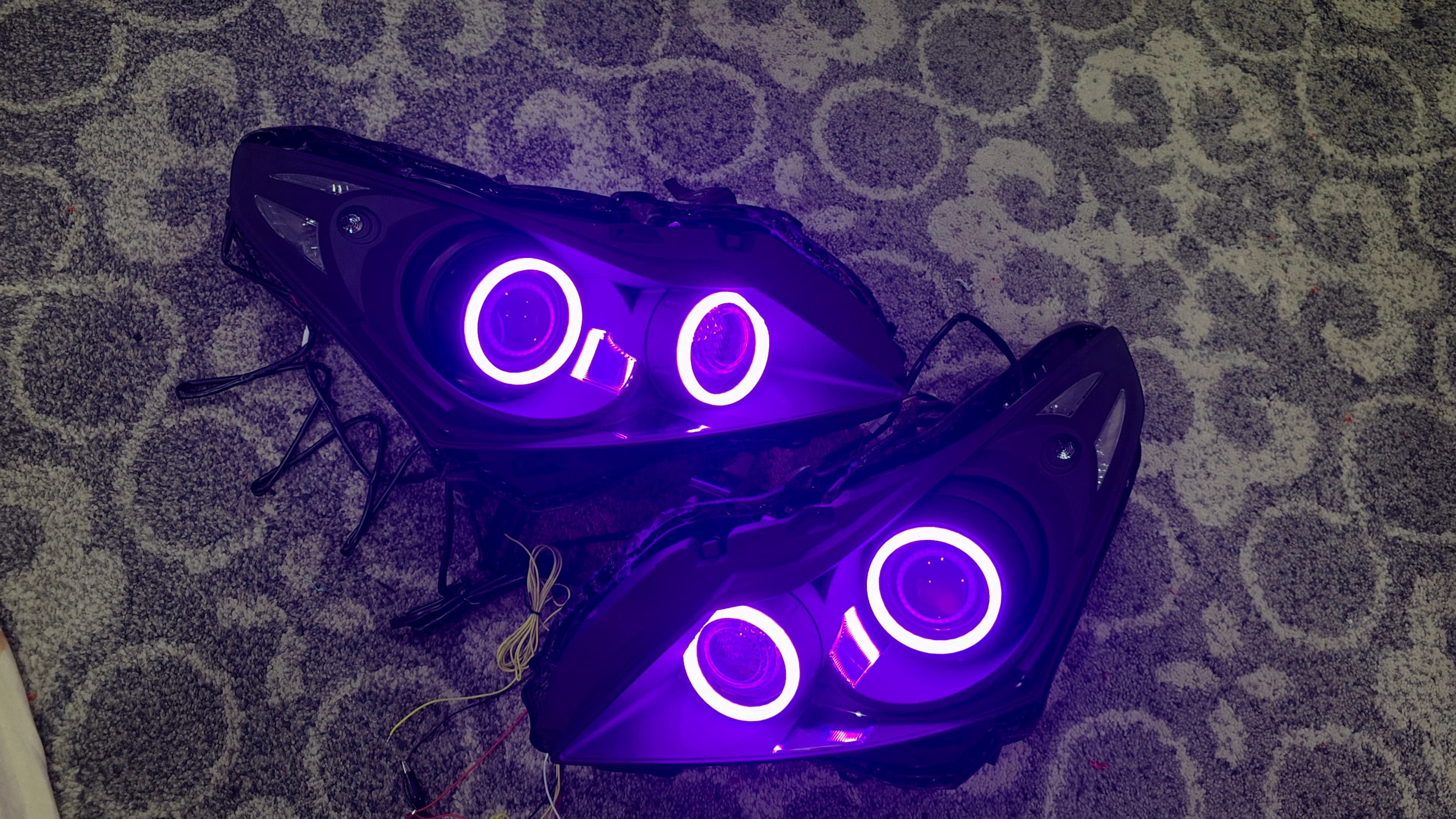 Infiniti G37/G35 Sedan/Coupe Custom Halo Headlights